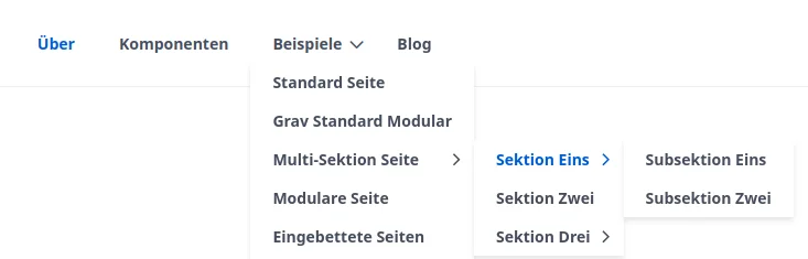 Drop-down Menu